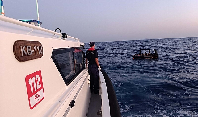 Bodrum'da 30 kaçak göçmen kurtarıldı