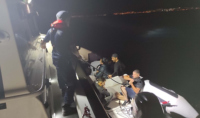 Bodrum'da 90 kaçak göçmen ile 1 göçmen kaçakçısı yakalandı