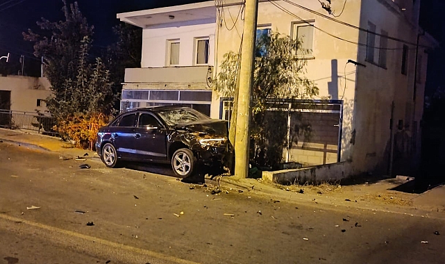 Bodrum'da otomobil, motosiklete çarptı: 1 ölü, 1 yaralı