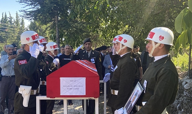 Burdur'un son üç Kore gazisinden Hasan Ali Tulunay son yolculuğuna uğurlandı