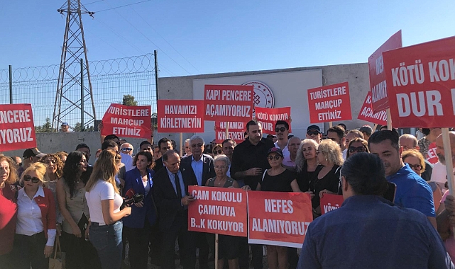 Çamyuva Arıtma Tesisi’nde Koku Eylemi!
