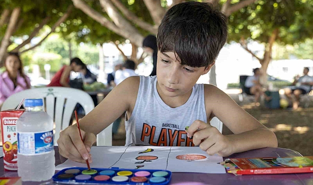 Çocuklar Mersin'i resmettiler