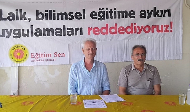Eğitim-Sen Antalya Şube Başkanı Öztürk: ‘Fahiş Zamlar Bütçeleri Zorluyor’