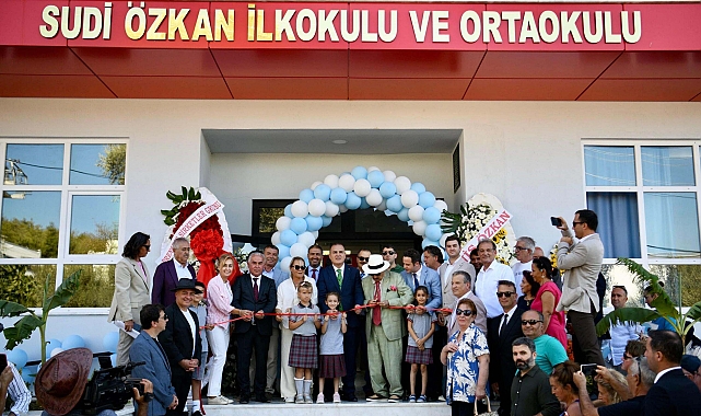 Hayırsever Sudi Özkan'ın yaptırdığı okul açıldı