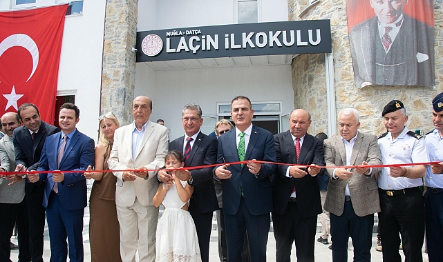 Hayırseverin yaptırdığı okul Datça'da açıldı