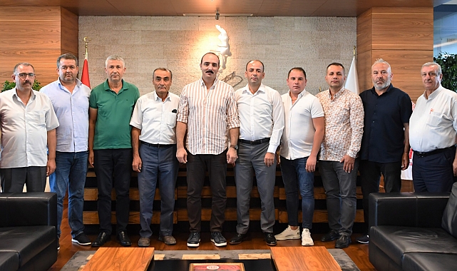 HES projesine karşı birlik olan muhtarlardan Başkan Kotan'a ziyaret