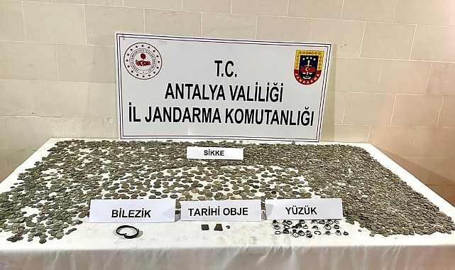 Kaş'ta tarihi eser kaçakçılığı operasyonu