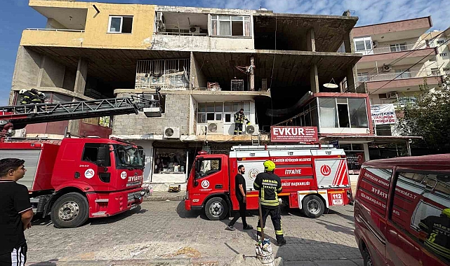 Kitapçıda çıkan yangın korkuttu