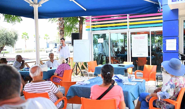 Konyaaltı'nda diyetisyenler emeklilerin ayağına gidiyor
