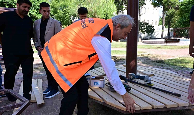 Mahalle sakinleri istedi, Şehit Ahmet Belen Parkı yenilendi