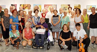 Merhum ressam Özerkan'ın eserleri sergide