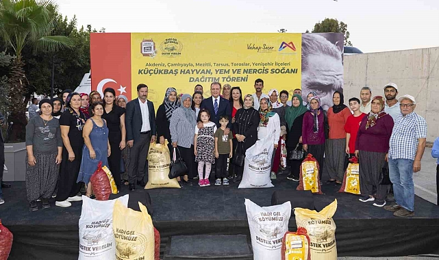 Mersin'de 'Hadi Gel Köyümüze Destek Verelim' projesinde çarklar dönmeye başladı