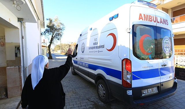 Muğla Büyükşehir Belediyesi 67 binden fazla hasta nakil hizmeti gerçekleştirdi