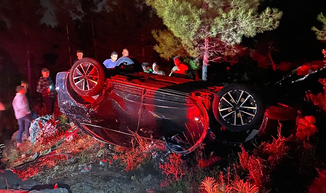 Otomobil takla attı: 1 yaralı