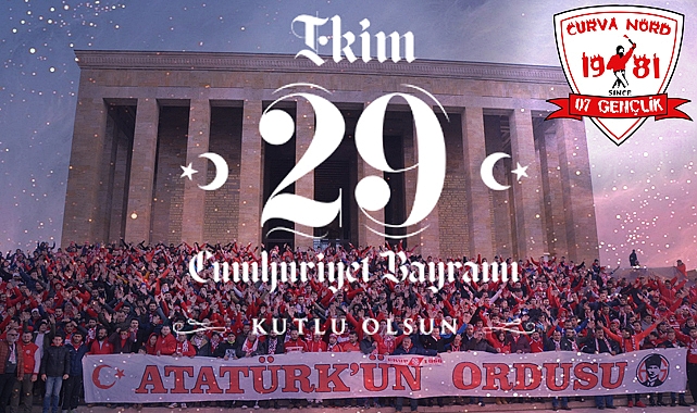 07 Gençlik'ten 29 Ekim Kutlaması