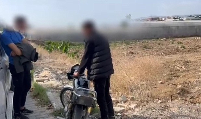 Alanya'da ehliyetsiz ve tescilsiz motosikletin sürücüsüne 33 bin lira ceza