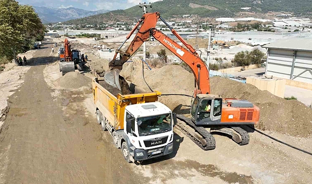 Anamur Alaköprü sulama inşaatının yüzde 92'si tamamlandı