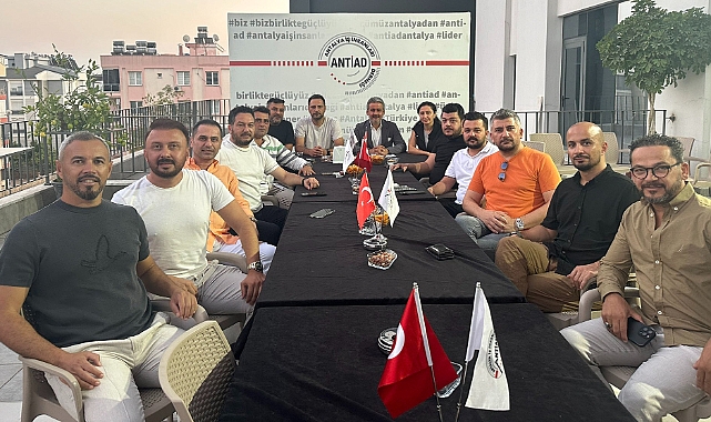 Antalya İş İnsanları Derneği Üyeleri Anteras Business Cafe’de Buluştu