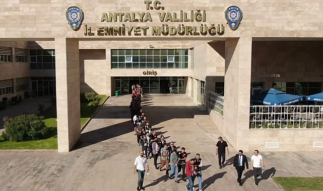 Antalya polisinden suç örgütüne darbe