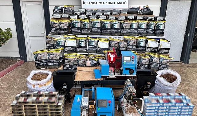 Antalya'da kaçak sigara operasyonu