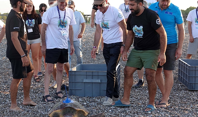 Antalya'dan yolcu edilen caretta 'Altın' Libya, 'Gümüş' Tunus kıyılarında