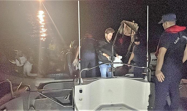 Bodrum'da İHA ve radarla tespit edilen 60 kaçak göçmen yakalandı