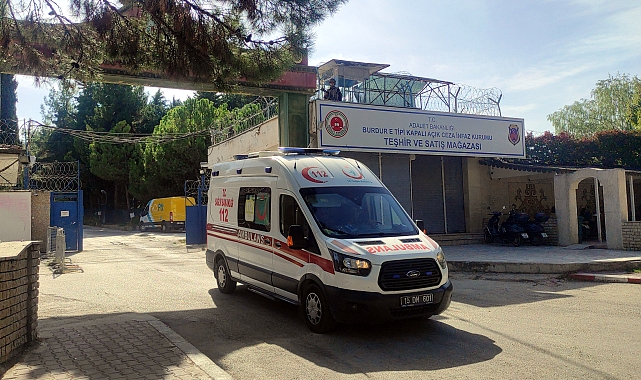 Burdur cezaevinde tatbikat