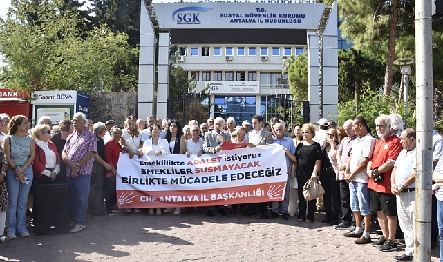 CHP İl Başkanı Nail Kamacı'dan Emeklilere Destek Mesajı: "Hakkımızı Alana Kadar Mücadele Edeceğiz"