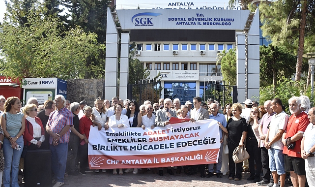CHP'den 'emekli' çıkışı