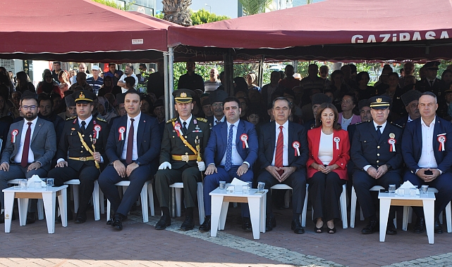 Gazipaşa'da 29 Ekim coşkuyla kutlandı