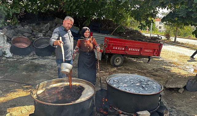 Isparta'da kurulan üzüm bağları köy yaşantısını canlandırdı