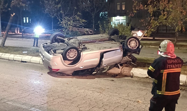 Isparta'da kaza: 4 yaralı