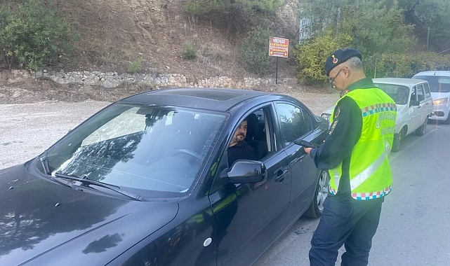 Jandarma trafik denetimi