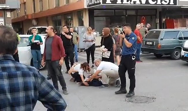 Karşı geçmek isterken savruldu