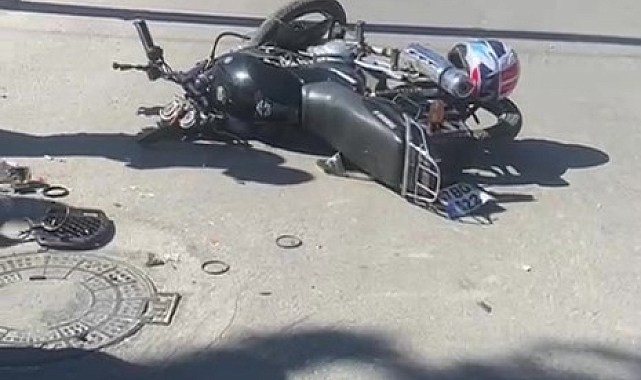 Kazada motorun direksiyonu karnına saplanan genç hayatını kaybetti