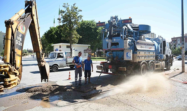 Kepez'de su baskınlarına karşı etkin mücadele