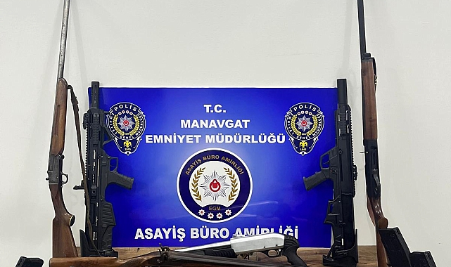 Manavgat'ta asayiş operasyonu