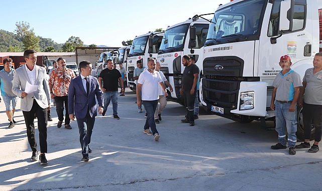 Marmaris Belediyesi temizlik filosunu 28 araçla güçlendirdi