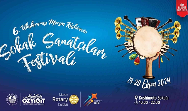 Mersin 'Kushimoto Sokak Sanatçıları Festivali' ile renklenecek