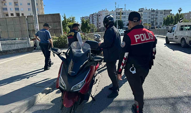 Mersin polisinden denetim: 2 çalıntı motosiklet ele geçirildi
