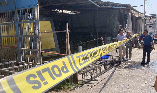 Mersin'de boya atölyesinde patlama: 1'i ağır 3 yaralı