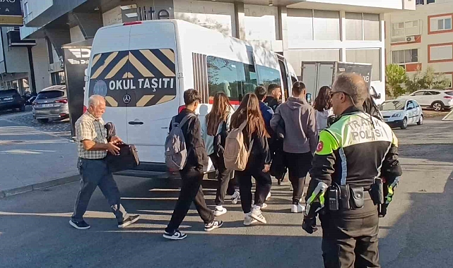 Muayenesi geçen servis bağlandı