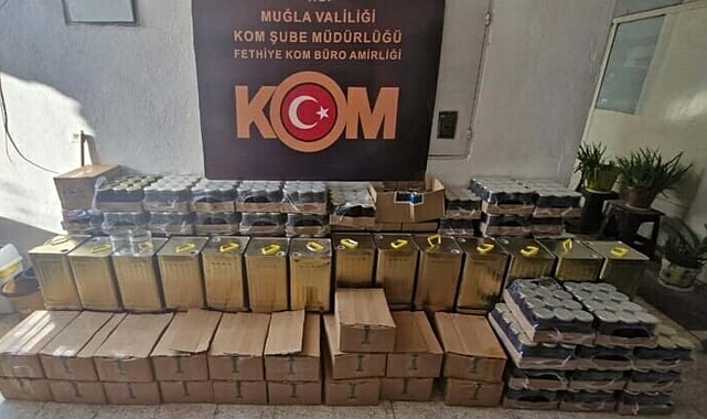 Muğla'da 4 ilçede sahte içki operasyonu, 1 şüpheli tutuklandı