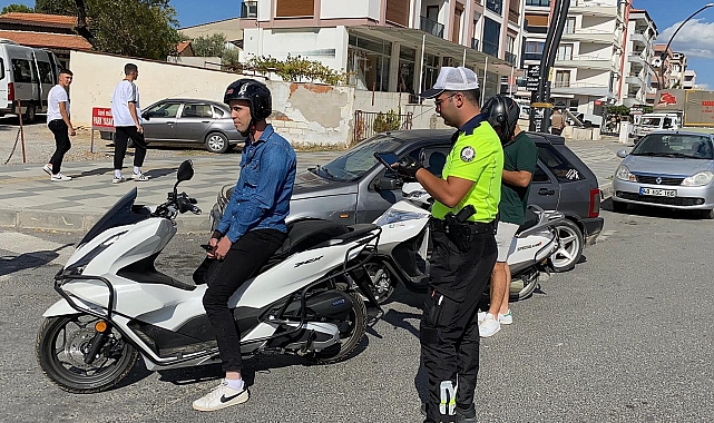Muğla'da motosiklet ve motorlu bisiklet sürücülerine ceza yağdı