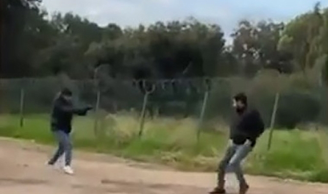 Pusu kurup cinayet anını kameraya çekmişler