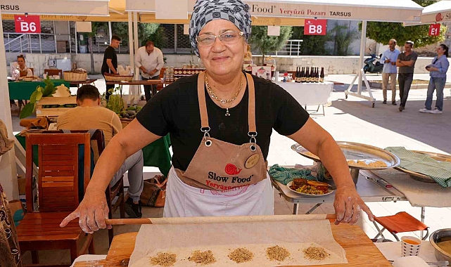 Tarsus'ta 'Slow Food Yeryüzü Pazarı' yeni sezona 'merhaba' dedi