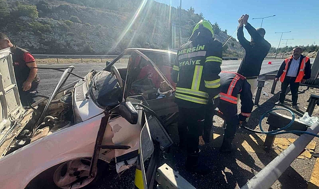 Tarsus'ta trafik kazası 1 yaralı