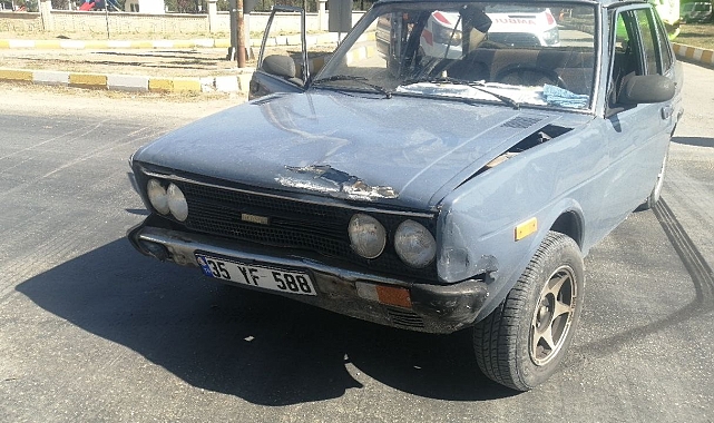 Yalvaç'ta iki otomobil çarpıştı, 1 yaralı
