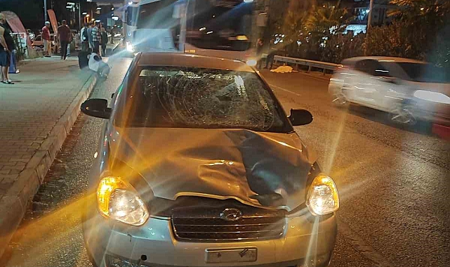 Yolun karşısına geçmek isteyen kadına, otomobilin çarpması sonucu hayatını kaybetti