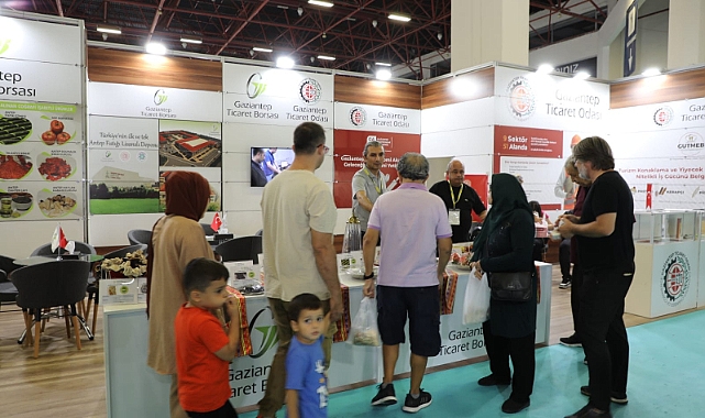 YÖREX’de Gaziantep Standı Ziyaretçilerin Gözdesi